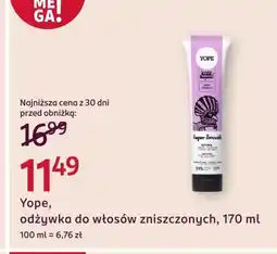 Rossmann Odżywka do włosów Yope oferta