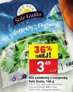 Twój Market Mix sałatkowy z roszponką Sole Gusto oferta