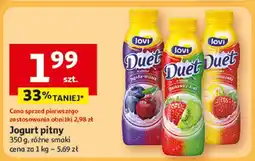 Auchan Jogurt pitny Duet Jovi oferta