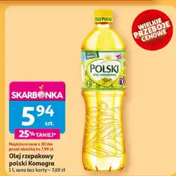 Auchan Olej rzepakowy polski Komagra oferta