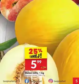 Twój Market Melon żółty Twój Market oferta
