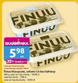 Auchan Margaryna Finuu klasyczne / solone / bez laktozy oferta