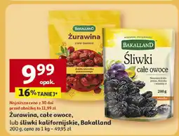 Auchan Śliwki kalifornijskie - całe owoce Bakalland oferta
