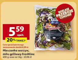 Auchan Mieszanka warzyw miks grillowy Freshline oferta