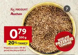 Auchan Siemię lniane Auchan oferta