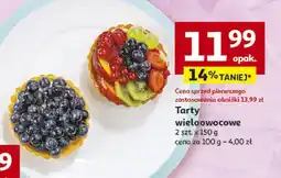 Auchan Tarta wieloowocowa 2-pak Auchan oferta