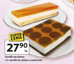 Auchan Sernik na zimno / na zimno z owocami Auchan oferta