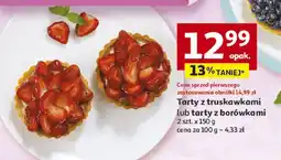 Auchan Tarta z truskawkami 2-pak Auchan oferta