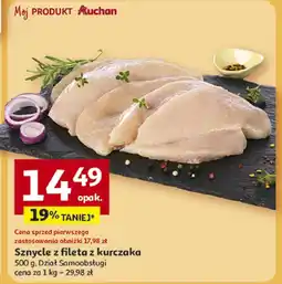 Auchan Sznycle z fileta z kurczaka Auchan oferta