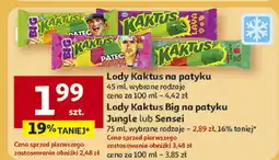 Auchan Lody Kaktus Big na patyku Sensei oferta