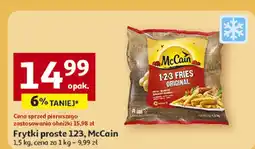 Auchan Frytki proste 123 McCain oferta
