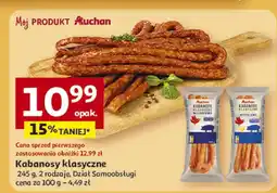 Auchan Kabanosy klasyczne Auchan oferta