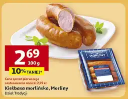 Auchan Kiełbasa morlińska Morliny oferta