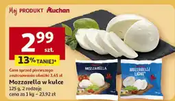 Auchan Ser mozzarella w kulce Auchan oferta