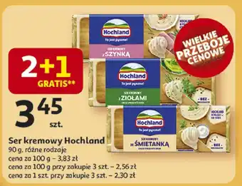 Auchan Ser kremowy Hochland oferta