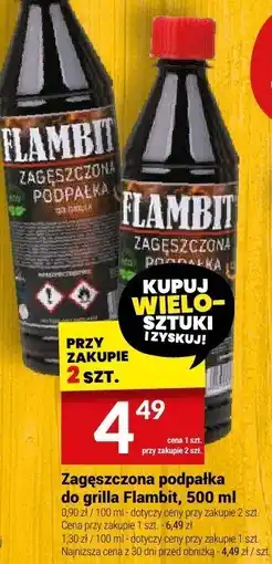 Twój Market Podpałka Flambit zagęszczona do grilla 500ml oferta