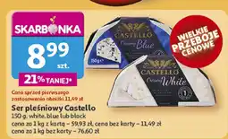 Auchan Ser pleśniowy white / blue / black Castello oferta