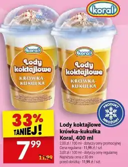 Twój Market Lody koktajlowe krówka-kukułka Koral oferta