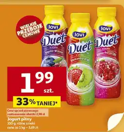 Auchan Jogurt pitny Duet Jovi oferta