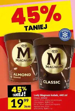 Twój Market Lody Magnum kubek Classic, Almond oferta