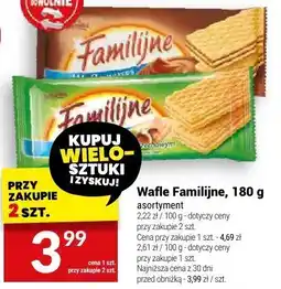 Twój Market Wafle Familijne oferta