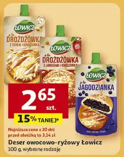 Auchan Deser owocowo-ryżowy Łowicz oferta
