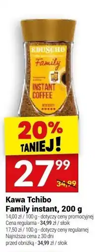 Twój Market Kawa Tchibo Family instant oferta