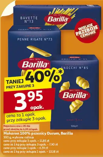 Auchan Makaron Barilla oferta