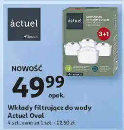 Auchan Wkłady filtrujące do wody Actuel Oval oferta