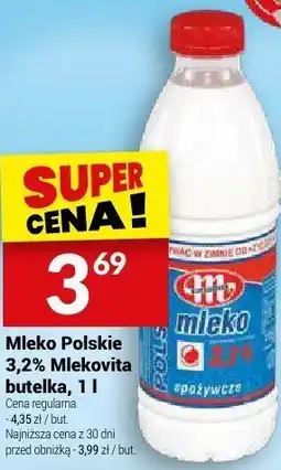 Twój Market Mleko Polskie 3,2% Mlekovita oferta