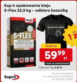 3W Kup 4 opakowania kleju S-Flex oferta