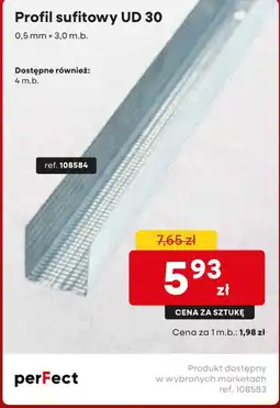 3W Profil sufitowy UD 30 oferta