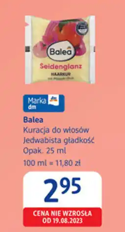 dm drogerie markt Balea Kuracja do włosów Jedwabista gładkość oferta