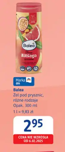 dm drogerie markt Balea Żel pod prysznic oferta