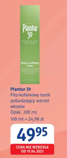 dm drogerie markt Plantur 39 Fito-kofeinowy tonik pobudzający wzrost włosów oferta