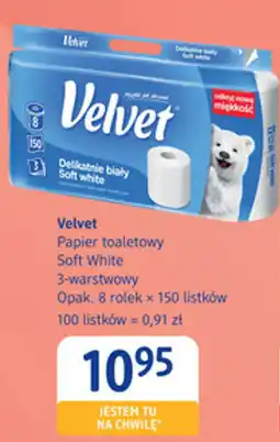 dm drogerie markt Velvet Papier toaletowy Soft White oferta