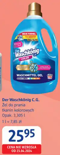 dm drogerie markt Der Waschkönig C.G. Żel do prania tkanin kolorowych oferta