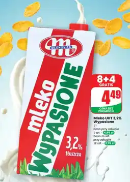 Dino Mleko UHT wypasione 3,2% Mlekovita oferta