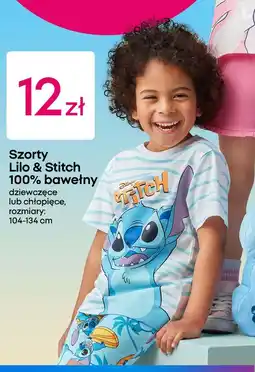 Pepco Szorty lilo i stitch rozm. 104-134 cm oferta