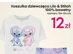 Pepco Koszulka dziewczęca lilo i stich 104-134 oferta