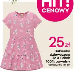 Pepco Sukienka lilo&stitch 104-134 cm oferta