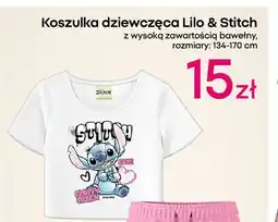 Pepco Koszulka dziewczęca lilo & stich 134-170 cm oferta
