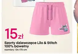 Pepco Szorty dziewczęce lilo & stitch 134 -170 cm oferta
