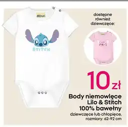 Pepco Body niemowlęce lilo & stitch 62-92 oferta