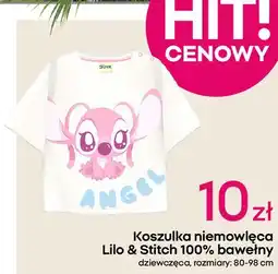 Pepco Koszulka niemowlęca lilo & stich 80-98 cm oferta
