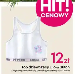 Pepco Top dziewczęcy lilo & stitch 134-176 cm oferta