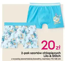 Pepco Szorty chłopięce lilo & stitch 92-128 cm oferta
