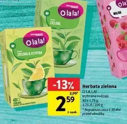 Intermarche Herbata zielona z cytryną O La La! oferta