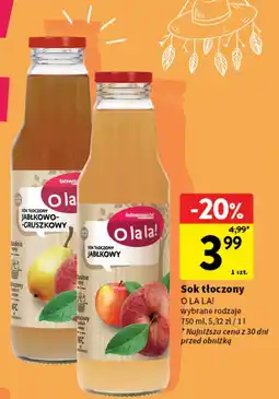 Intermarche Sok jabłkowy O La La! oferta