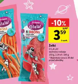 Intermarche Żelki ribbons O La La! oferta